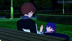 sakura matou and rider and shirou emiya in intense fate stay night hentai scene