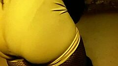 Bruna's legs in spandex highlighting her panties