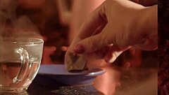 Sofie lollipop intensely masturbates in vampira costume.