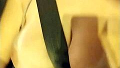 Brazilian Brunette Shows Big Tits In São Paulo Traffic