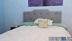 landlady with big tits joins tenant's vlog for cum on ass