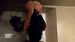 Fucking my sister in shower, cum in her mouth?