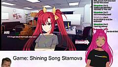 vtuber lewdneko plays shining song starnova aki route part 2