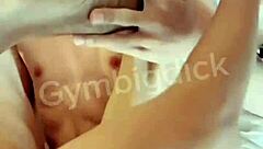 Intense bareback fucking with big cock and Asian twink