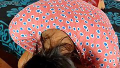Beautiful Indian woman Lily exposes her ass