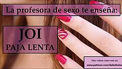 Learn how to stroke off with JOI instructions from a professional teacher