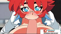 60fps Hospital POV Hentai with Big Tits Patient and Doctor