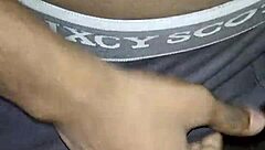 In my room, the Indian desi cock gets a gay blowjob