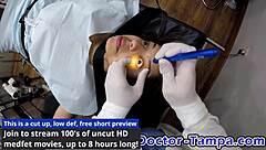 Doctor Tampa Examines Virgin Orphan Aria Nicole in Hospital