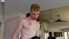 Basketball energies lead to gay sex between Beaux Banks and Dacotah Red.