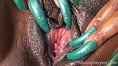 Nilou Achtland's St. Patrick's Day cosplay orgasm