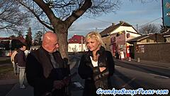 Euro Teen 18+ Seducing Old Man’s Cock in Classy Doggystyle Action