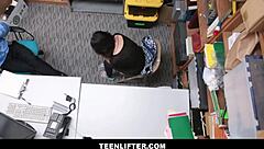 penelope reed's petite latina blowjob avoids police