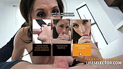 Watch Chanel Preston deepthroat in POV blowjob blowout?