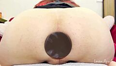 Playing With My Chocolate Plug, You Whore! Watch My Asshole Gape!