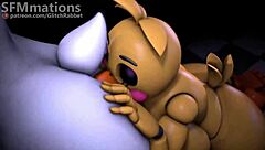 Vanny from FNAF 2 dominates and fucks a toy girl in a hardcore scene