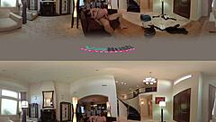 Sexlikereal Nikkis Gives Raise in Voyeur VR360 Hardcore Scene