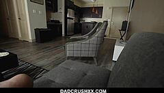 teen 18+ earns mall money from stepdad