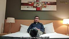 i'm all alone in the hotel with my hot stepdad, and i say, 'only one bed, daddy, fuck me'