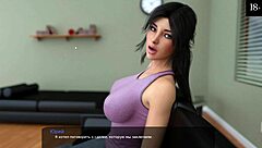 Big cock fucking in Milf City cartoon game
