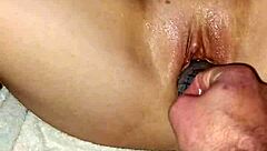 i'm velvet rain 23 getting fucked into huge squirts with fat toy