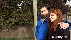 brads girlfriend loves public blowjobs and proves it with doggystyle and cowgirl