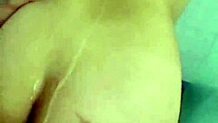 bathing with lover in the bathroom pool