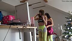 non nude teen 18+s dancing at home like crazy, voyeur style 😍