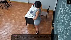 Intense anal gameplay with teacher in Milfy City Part 4