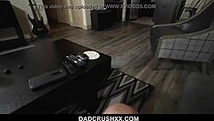 teen 18+ earns mall money from stepdad