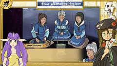 avatar the last airbender four elements trainer part 13 lesbians orgy