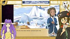 avatar the last airbender four elements trainer part 13 lesbians orgy