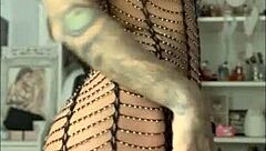 beautiful babe susy gala in hot lingerie and leather on holiday