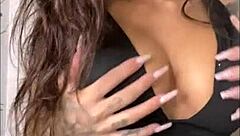 beautiful babe susy gala in hot lingerie and leather on holiday