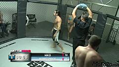 Hey, this model with gigantic tits gets fucked on mofozo com