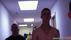 Free Huge Blowjob And Anal Spanking For Gay Recruits!