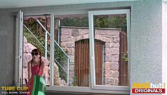 i sneaked into neighbors house and got fucked hard in my tight pussy