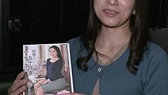 Mature Asian Wife Returns for First Shoot with Handjob and Creampie