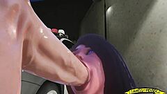 Blowjob with Monster Cock in Parking Lot Part 2