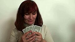 A mature woman with a hairy pussy has a threesome with her son’s friend and his wife
