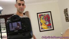 Gorgeous model, strip and show that butt!