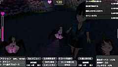 Sereka exposes in naked coat outdoors.