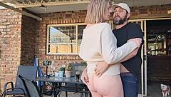 mutual play with neighbor's wife turns into a wild outdoor creampie! 🔥💦