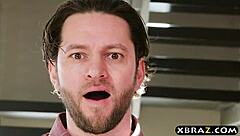 Big natural boobs latina teen 18+ gets fucked by older guy.