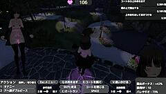 Sereka exposes in naked coat outdoors.