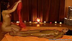 Exotic Massage by Brunette Babes Feels So Good