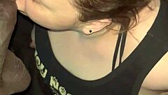 Succubus at WORK sucks BIG BLACK COCK in USA