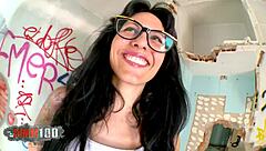 hot busty spanish babe with tattoos gets fucked hard by kevin white in intense cumshot scene!