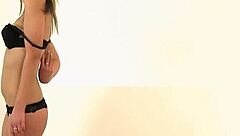 Man pisses on her after intense blowjob contest.