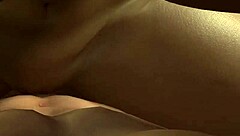 Hot goth girl subtly rides big tits in hentai.